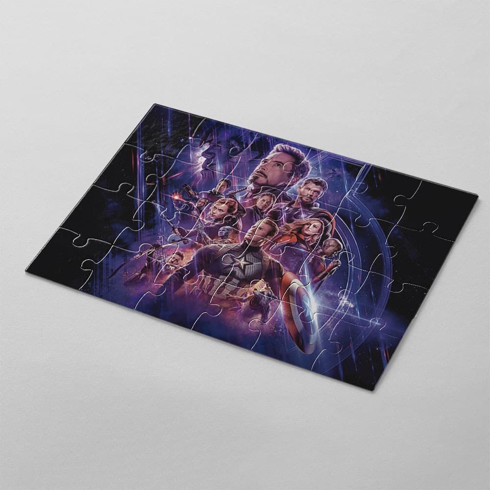 Quebra cabeça Vingadores Marvel, Homem de ferro, Hulk, Thanos | 24, 40, 70pçs | Sublime Fantasia