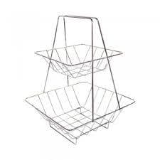 Fruteira de Mesa Dupla/Tripla Cromada - Cozinha - Alpif
