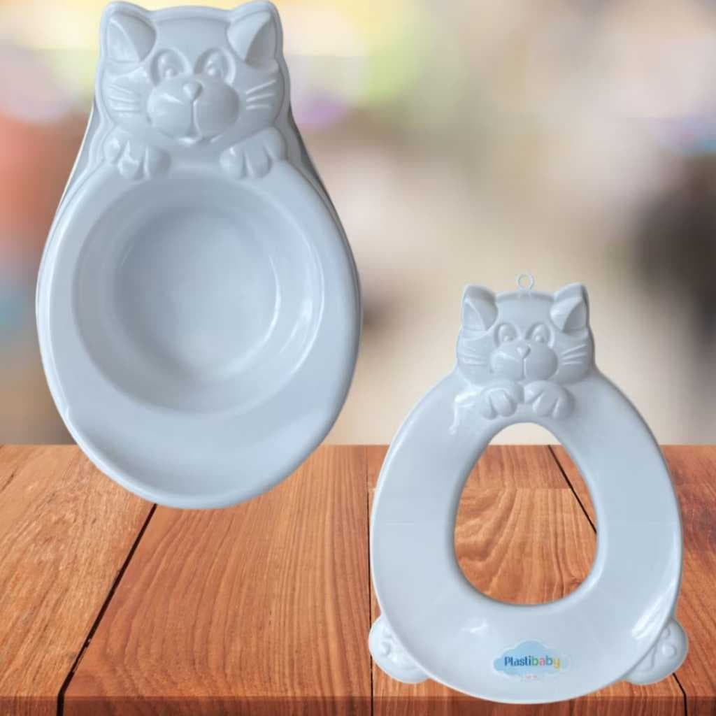 Troninho Infantil Pinico Baby de Gatinho + ASSENTO REDUTOR INFANTIL