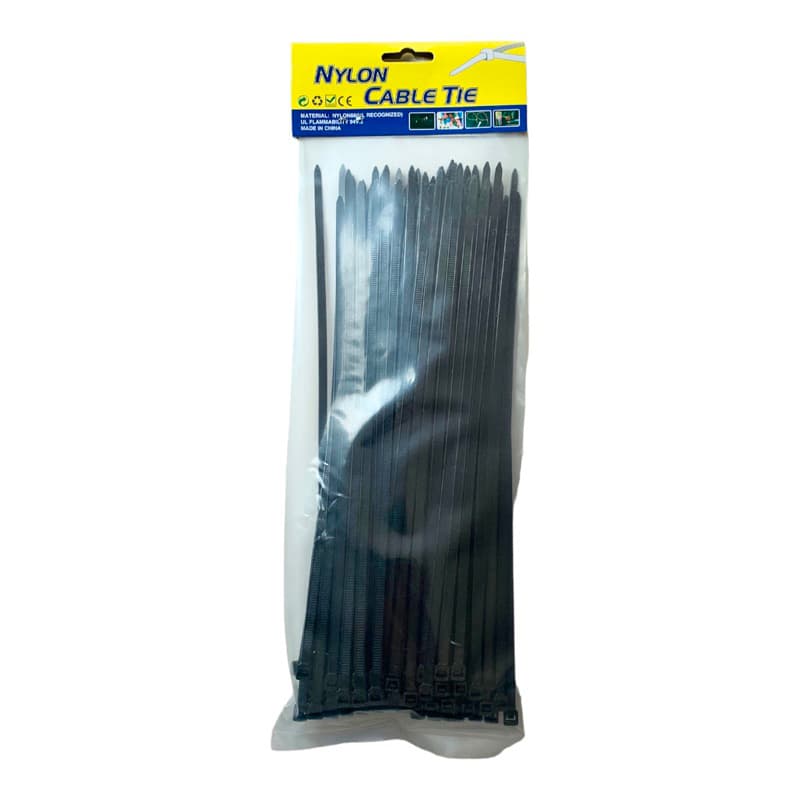 Kit Abraçadeiras Nylon Enforca Gato 100 peças 3,6 x 250mm E 3,6 X 150mm