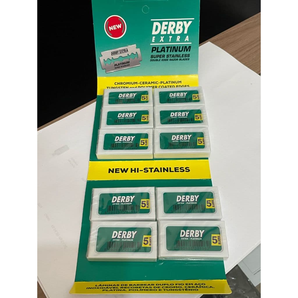 Lâmina Derby Platinum 50 unidades