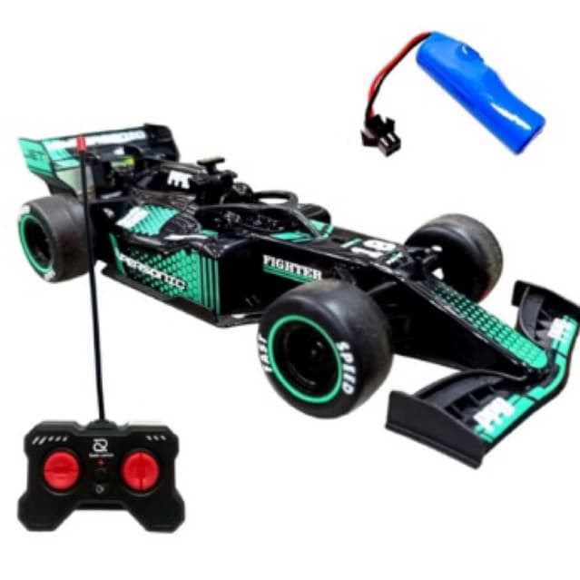 Carrinho Controle Remoto F1 Bateria Recarrega Solta Fumaça