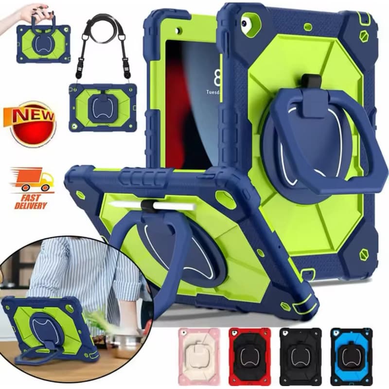 Capa Anti-Queda para Tablet A9 Plus Galaxy S9 com Alça - X110 - X115 - Proteção Completa e Estilo