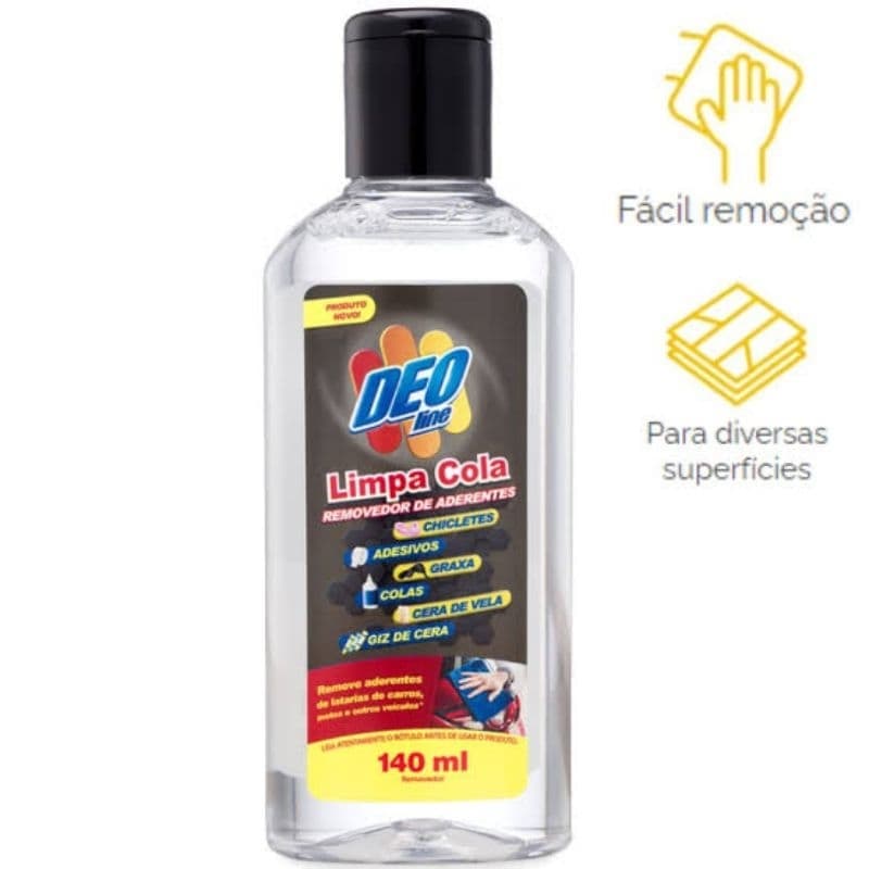 LIMPA COLA DEOLINE 140ML - REMOVEDOR DE ADERENTES