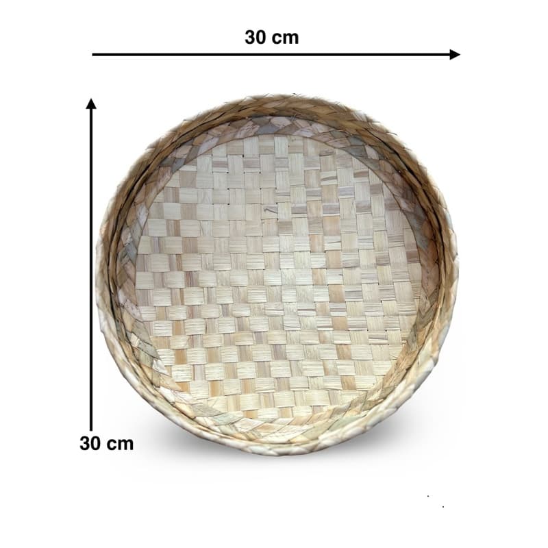 Kit com 2 Peneiras de palha de carnaúba 30 cm de diâmetro