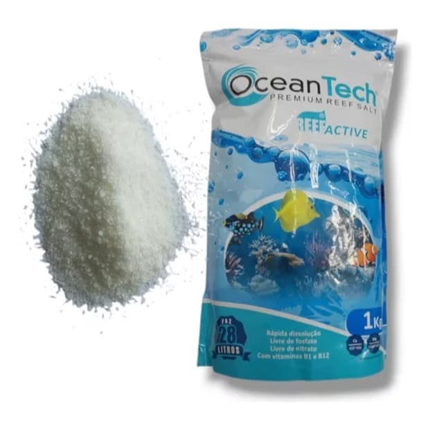 SAL MARINHO OCEAN TECH PREMIUM REEF SALT PARA AQUÁRIOS Reef Active - Oceantech