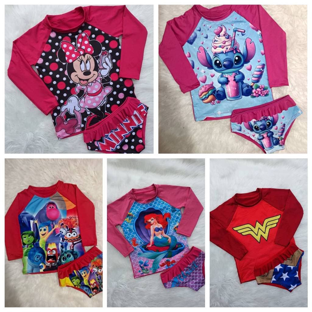 Blusa e calzinha  kit  conjunto pra menina com muitos desenhos variados