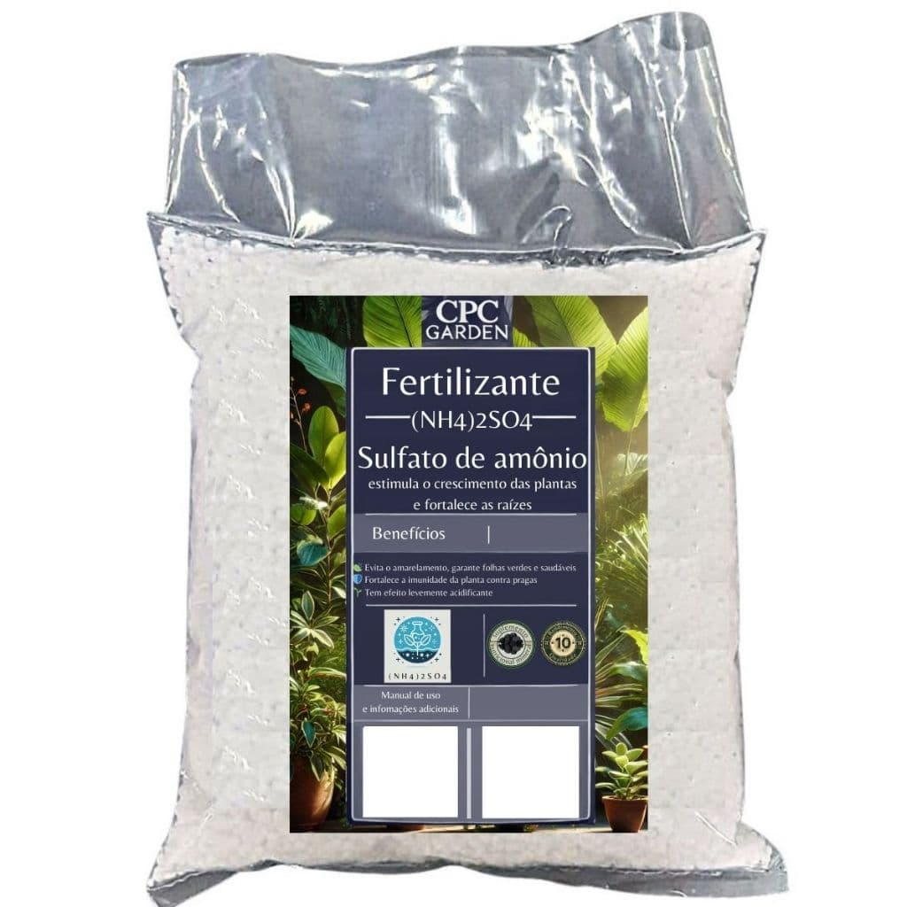 Fertilizante Sulfato de Amônio Branco N20  S24 CPC Garden