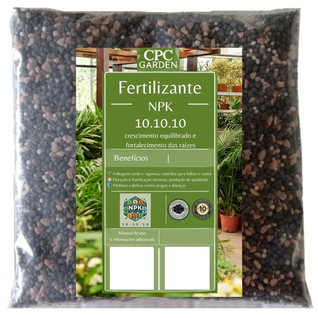 Fertilizante Premium NPK 10 10 10 Uso Geral CPC Garden
