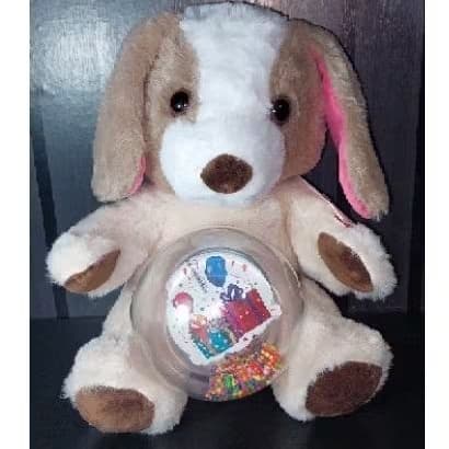 Cachorro cachorrinho eletrônico Musical e led - Só penso em você 23 cm altura Br machine