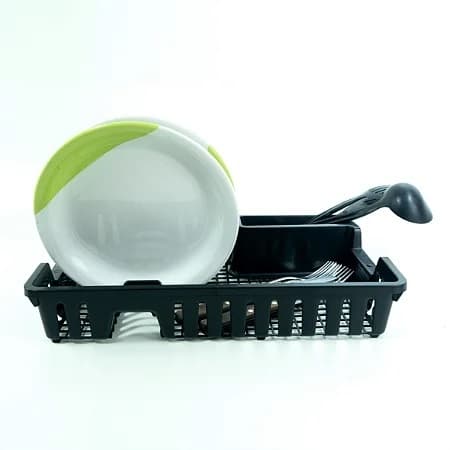 Escorredor de Louças 12 Pratos Preto 44x29x8 25647 Arqplast