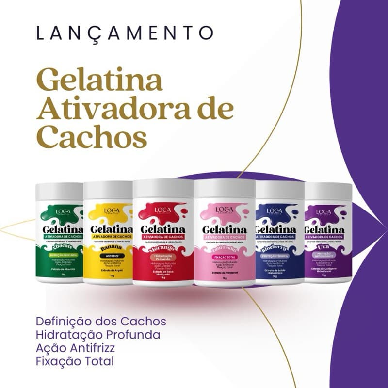 Gelatina Ativadora de Cachos - 1kg