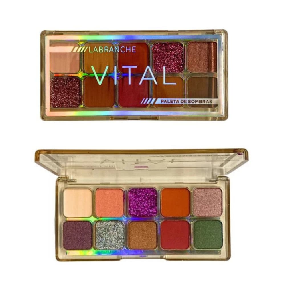 Paleta de Sombras Vital Labranche 10 Cores