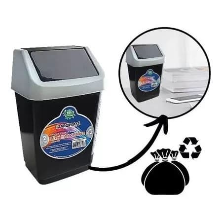 Mini Lixeira de Mesa e Pia Com Basculante 2 litros Arqplast