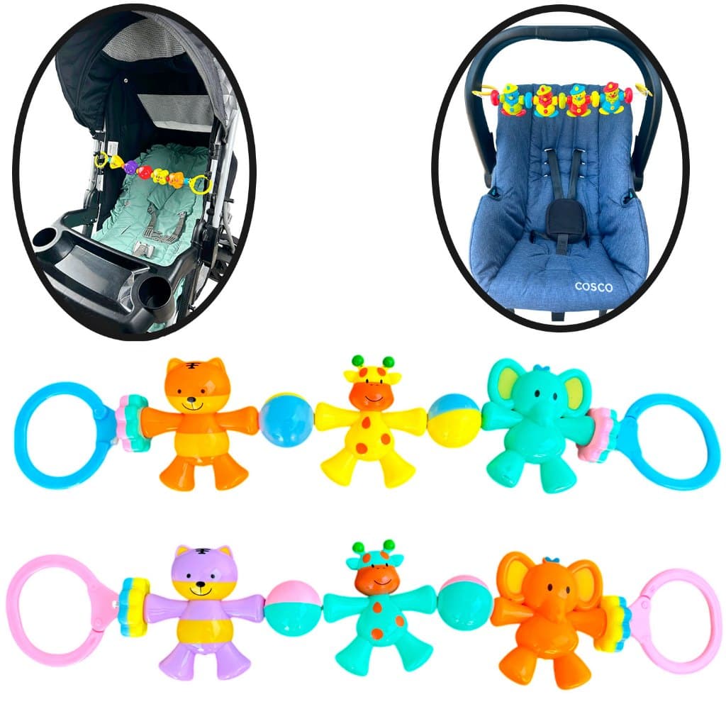 Móbile Para Bebê Conforto e Carrinho de Bebê Brinquedo para Bebês Móbile Chocalho Para Berço