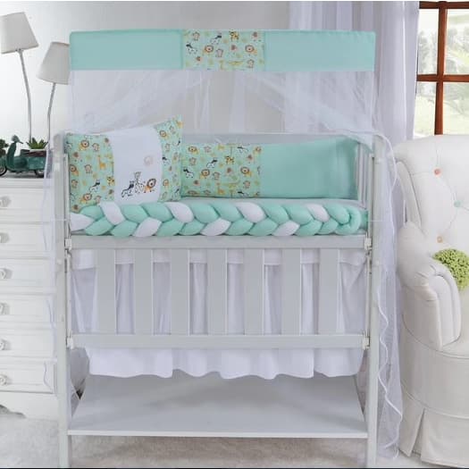 Kit Berço 6 peças (mini berço) menina menino varias estampas