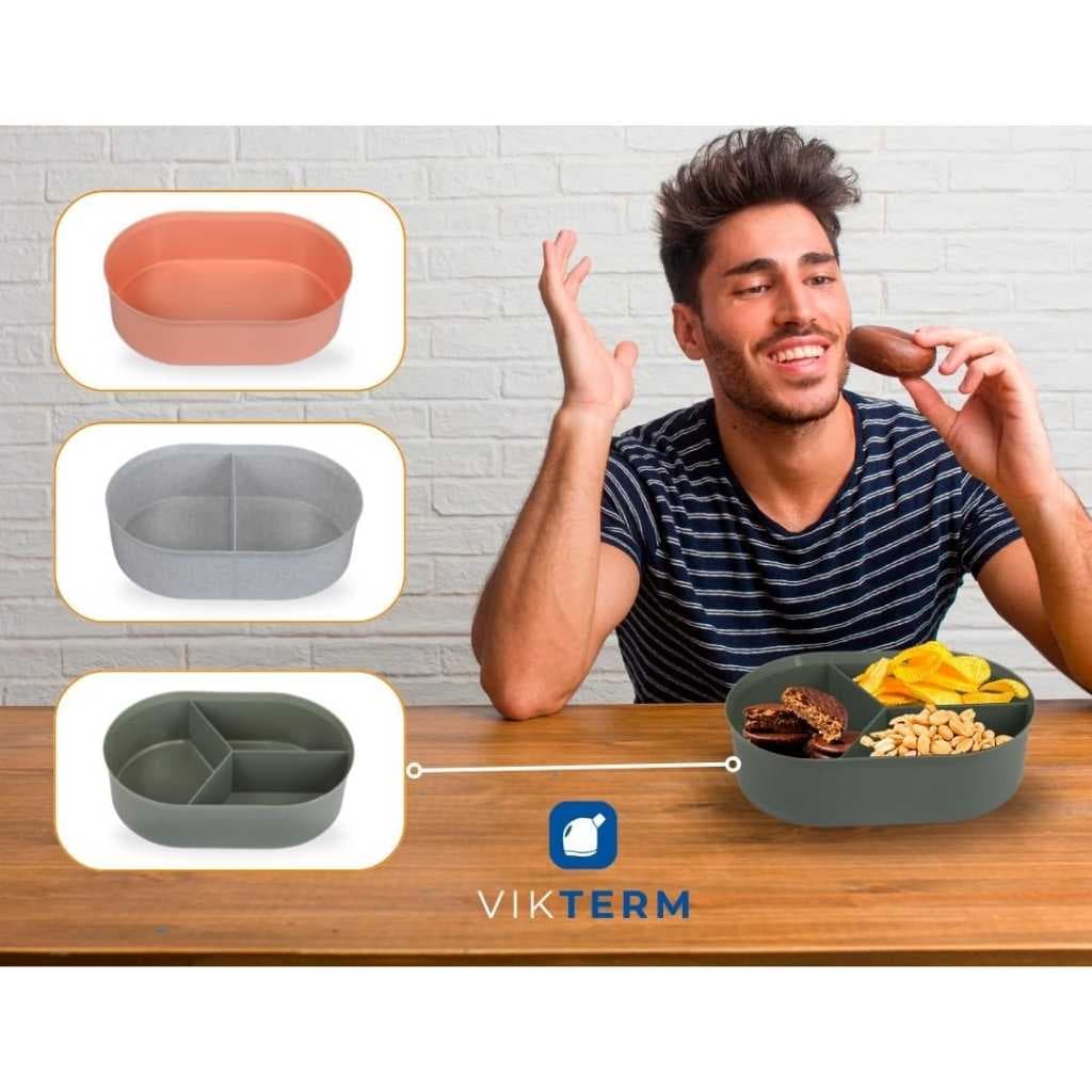 Pote S/ ou C/ Divisórias Multiuso 2,4 litros Armazenagem ou Transporte Baratos Lindos