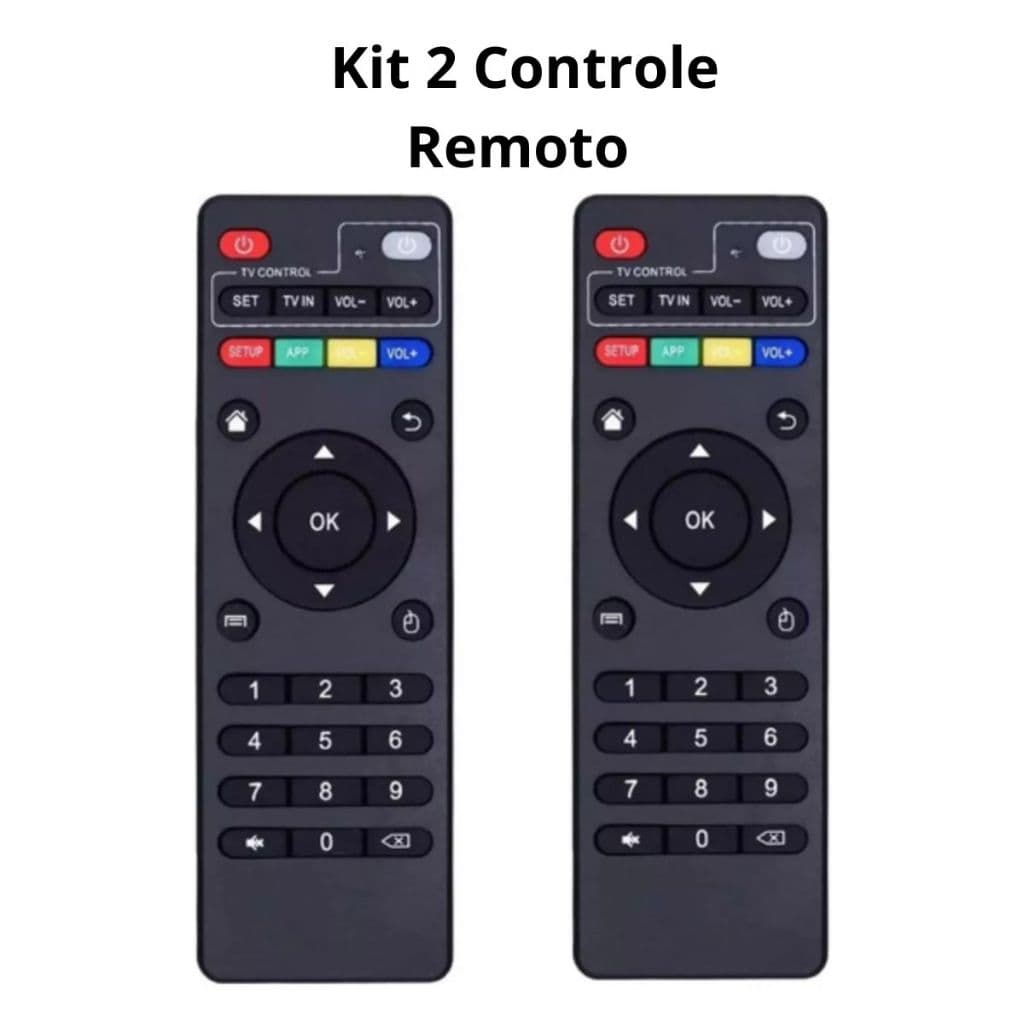 Kit 2 Controle Remoto Universal Compatível Aparelho Tv B@x