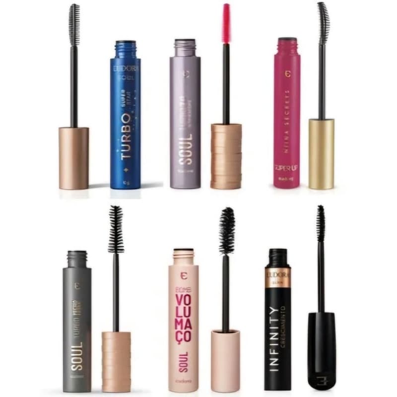 Máscara para Cílios Soul 10g Bomb Volumaço 10g Mascara de Cílios Eudora Excelente.