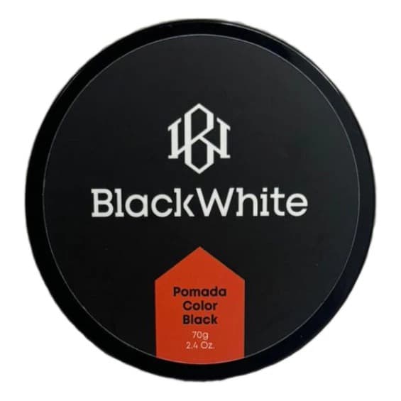 Pasta  modeladora color black white 70 gramas