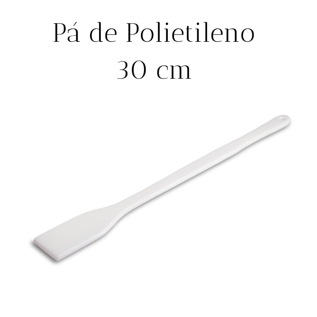 Pá Colher de Polietileno Branco Durável e Pratico