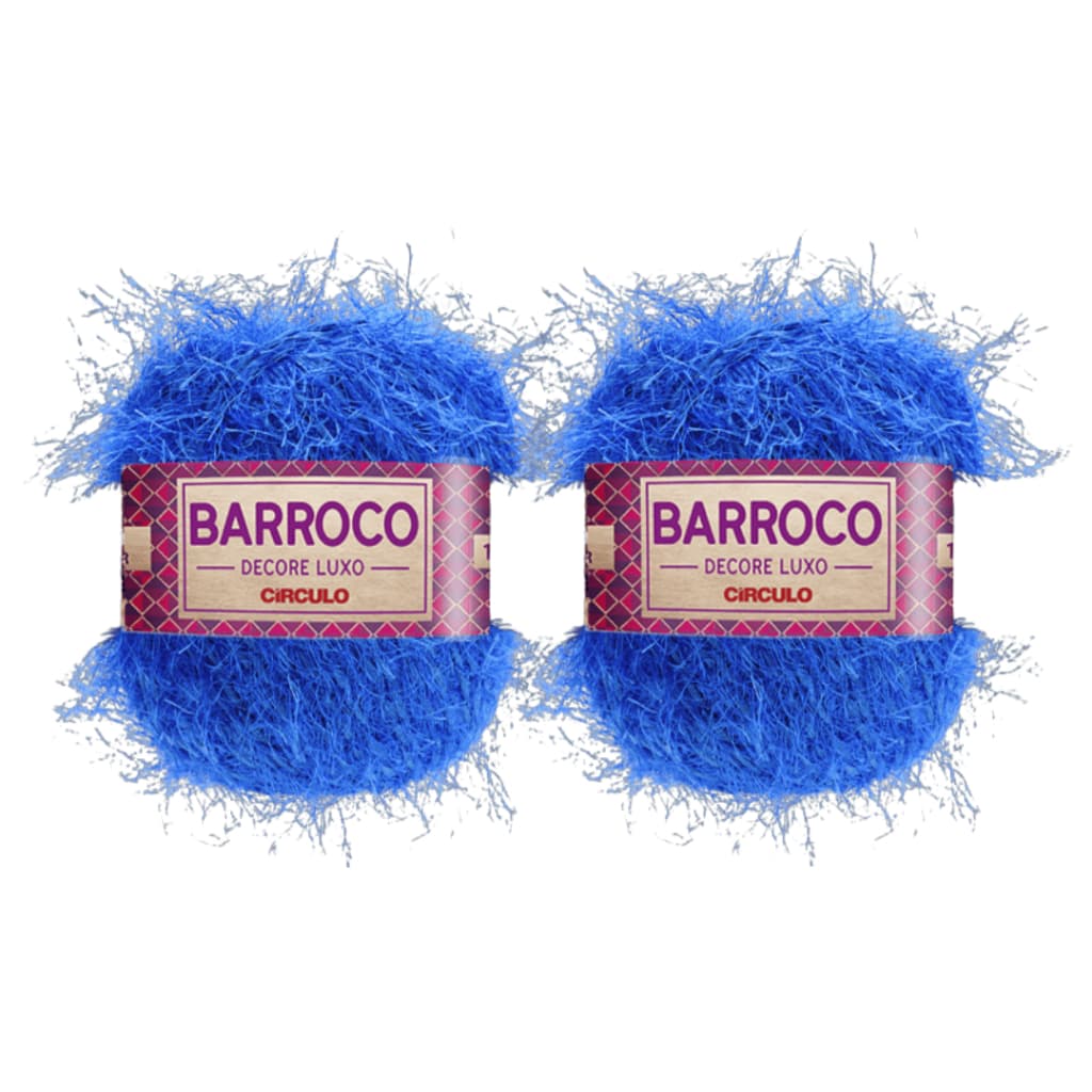 Kit 2 unidades Barbantes Barroco Decore Luxo 180m 280g