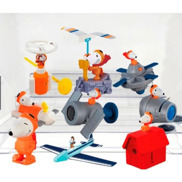 Bonecos Snoopy Aviador Nasa Mc Donalds 2019 Mc Lanche Feliz Coleção Snoopy (Unidade)