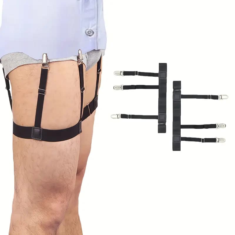 Suspensório Cinta Liga T Holder Masculino Segura Camisa