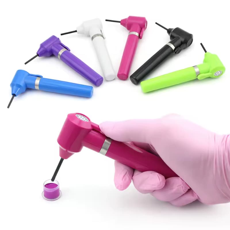 Mixer Mini Misturador de Pigmentos e Henna com 5 Paletas Portátil Profissional