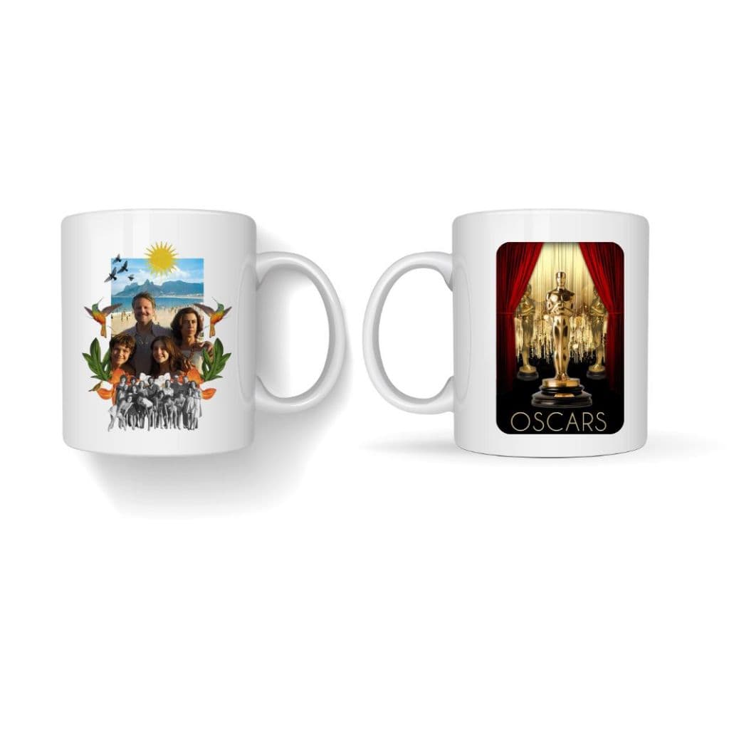 Caneca Branca "Oscars" 2025 (filme - Ainda Estou Aqui)