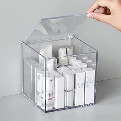 Porta Cápsulas Suporte TRÊS CORAÇÕES/DOLCE GUSTO /NESPRESSO|  Cubo de Acrilico com tampa articulada