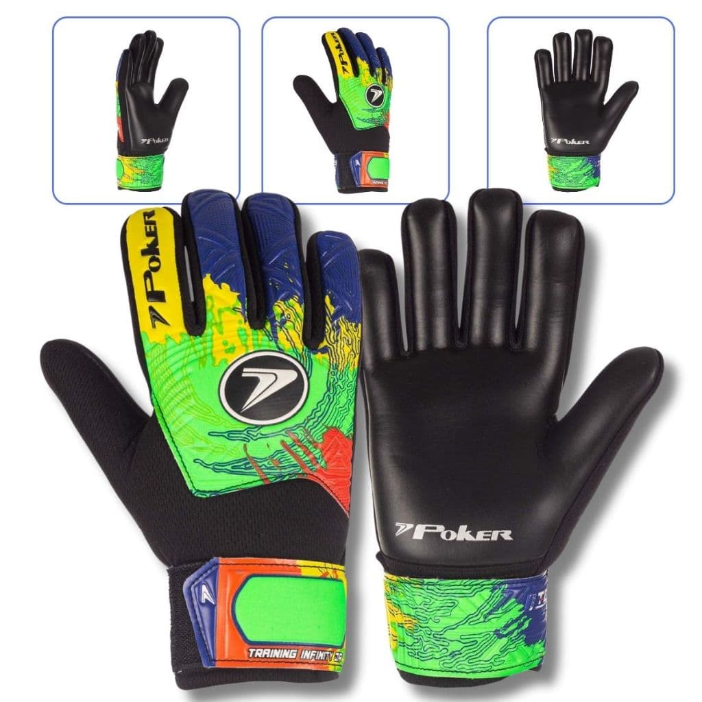 Luva Goleiro Futebol Futsal Poker Training Infinity Junior Infantil