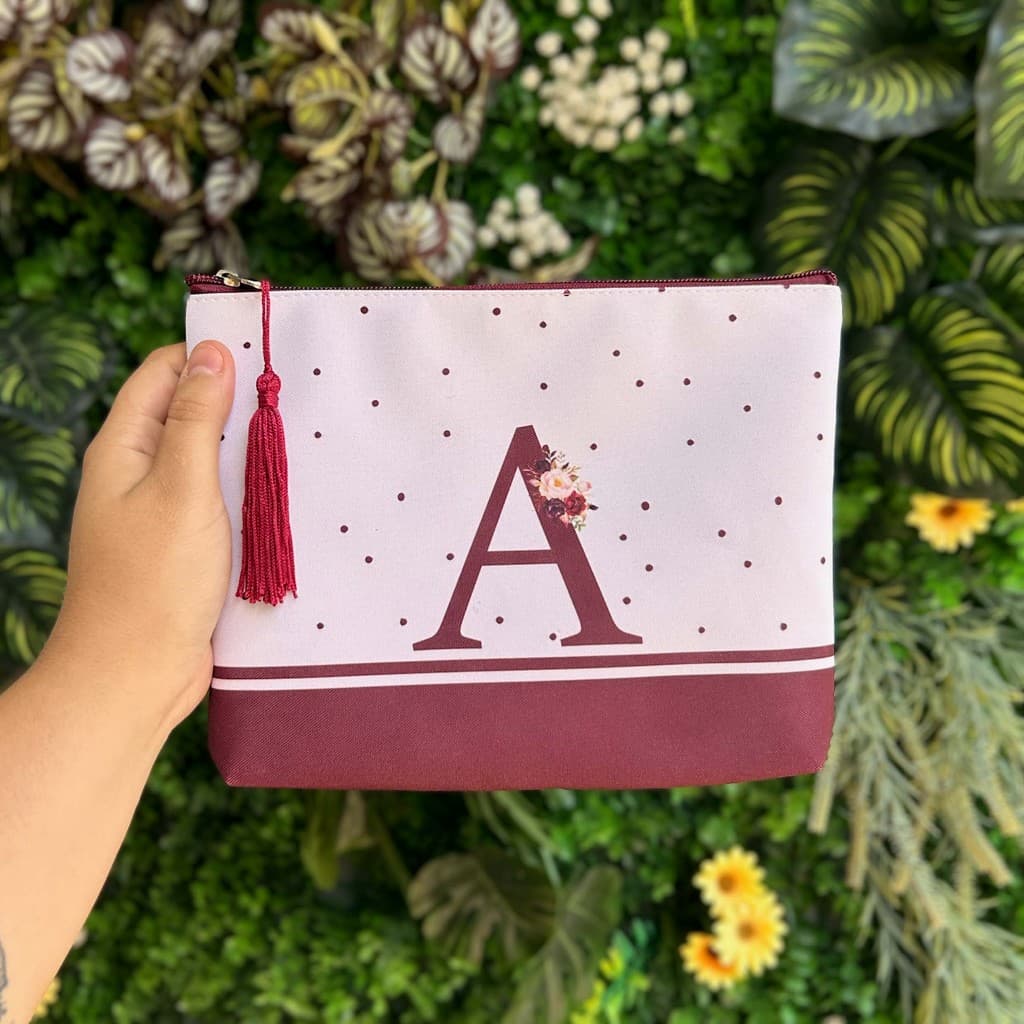 Necessaire com Iniciais e Nome - Casamento