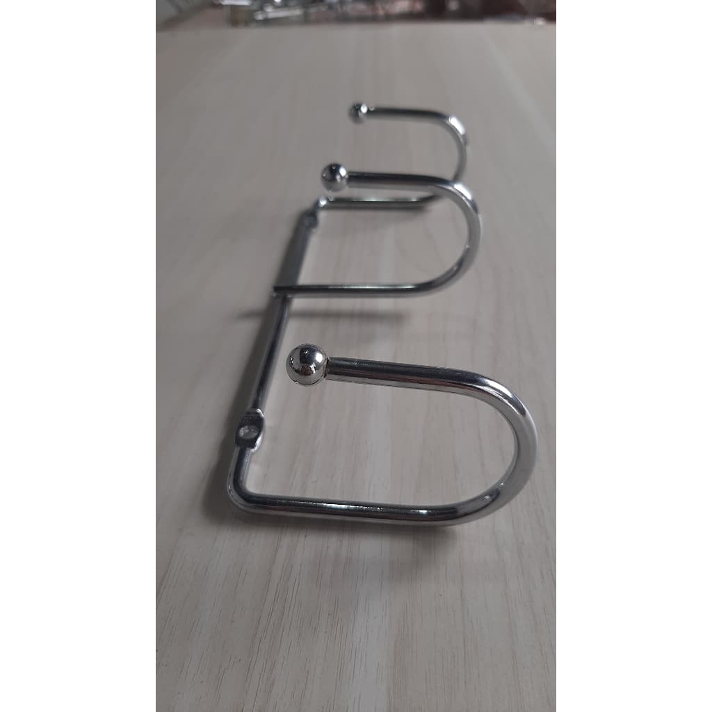 Gancho para Provador E Porta Utilidades de 3 Kit Com 5