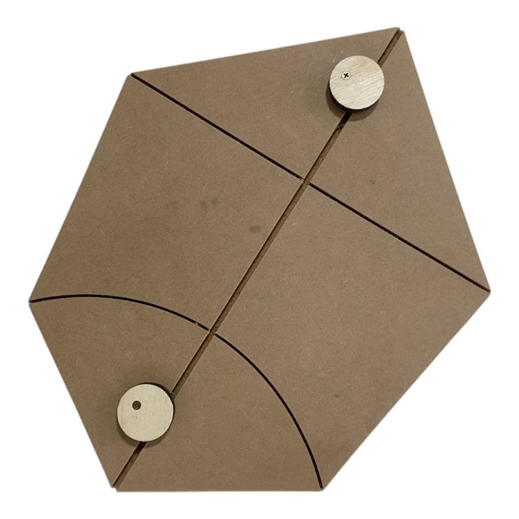 GABARITO DE MADEIRA PARA PIPA BATATINHA RONCADEIRA 50 CM