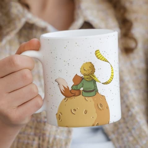 Caneca Personalizada O Pequeno Príncipe Agora Ela É Unica