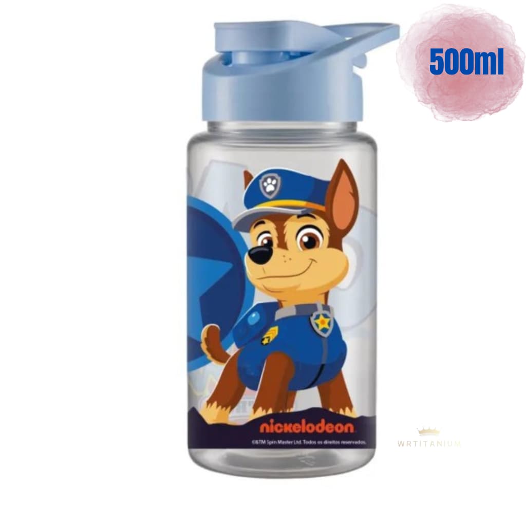 Garrafinha GARRAFA Patrulha Canina SQUEEZE 500ML CHASE garrafa
