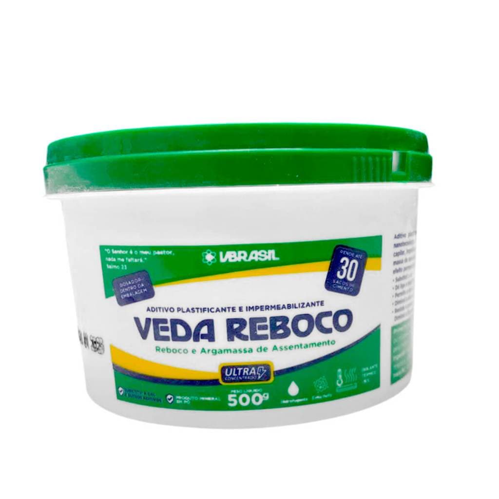 Veda Reboco 500g – Impermeabilizante para Massas e Rebocos, VB-R500