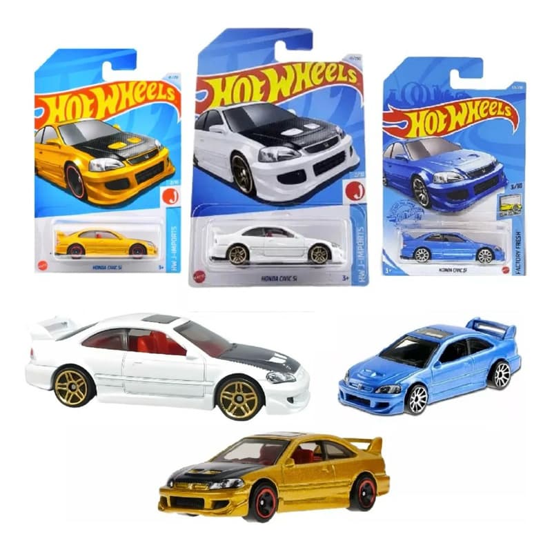 Carrinhos Japoneses - Hot Wheels - Vários Modelos - A Escolha - Original - Honda Civic