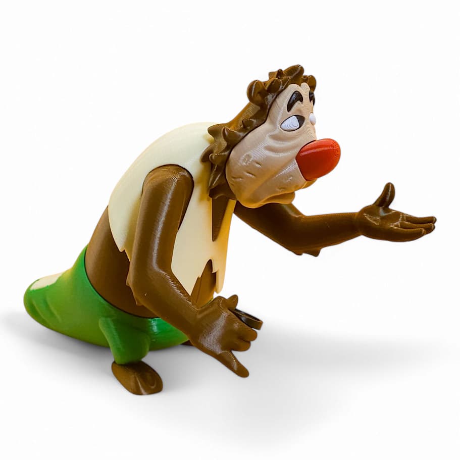 Papai Urso Pidão Action Figure Colecionável Turma do Pica-Pau Meme Presente