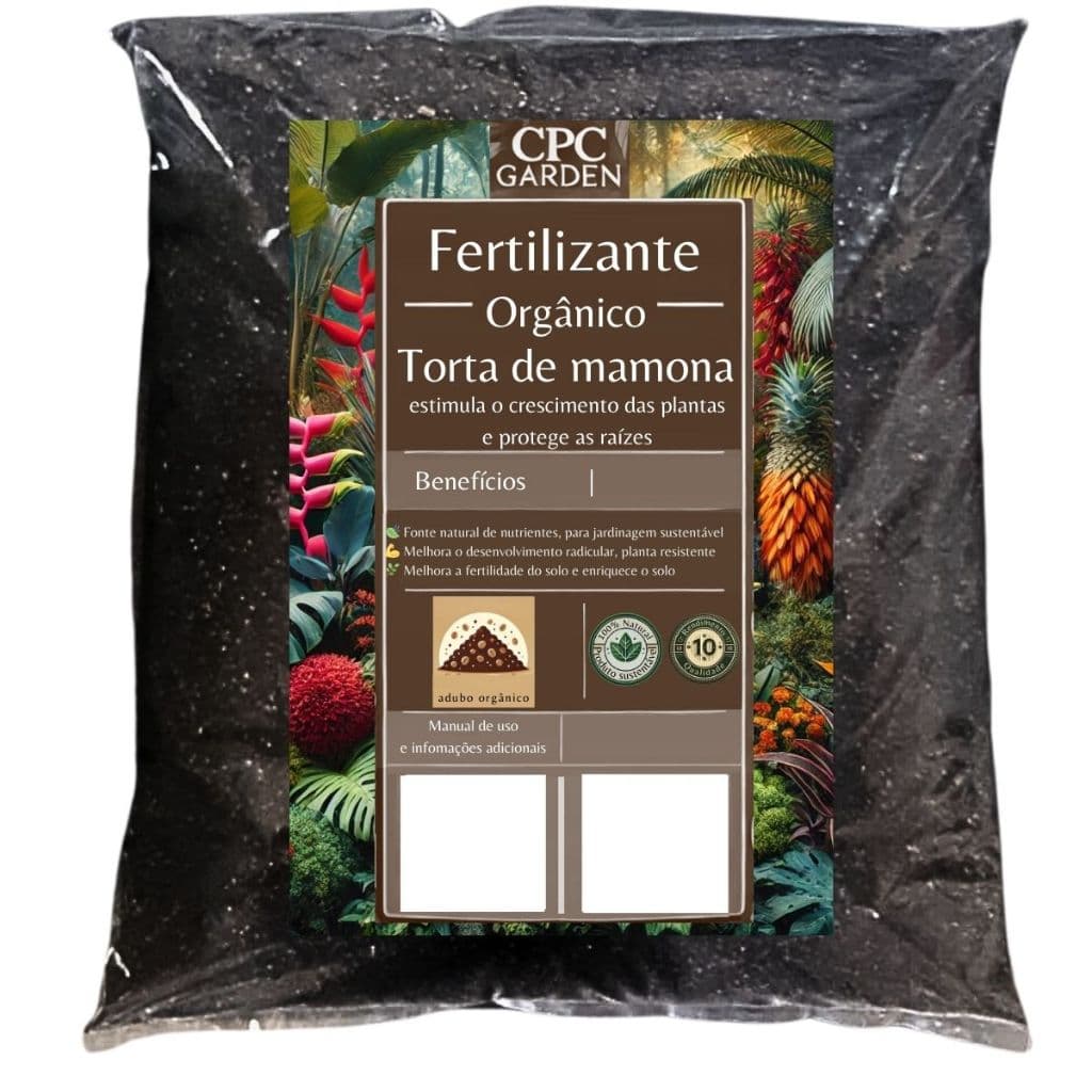 Fertilizante Orgânico Torta de Mamona CPC Garden