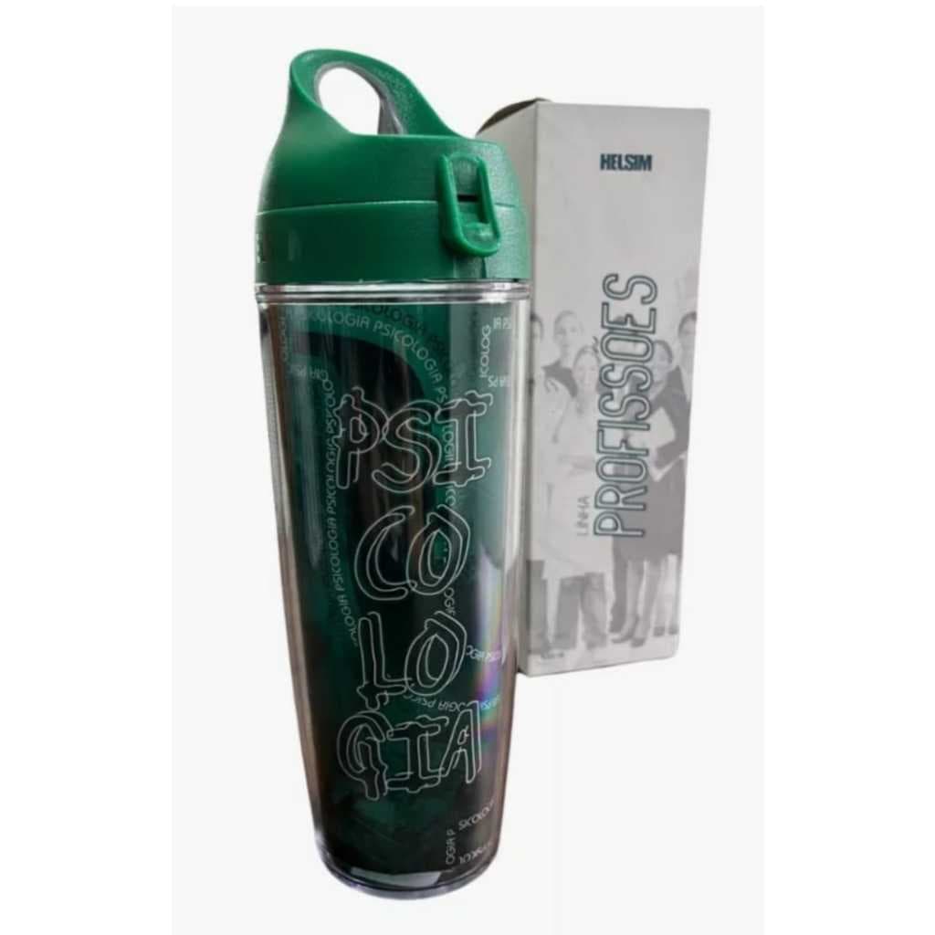 Garrafa Squeeze Profissões 600 ml Helsim