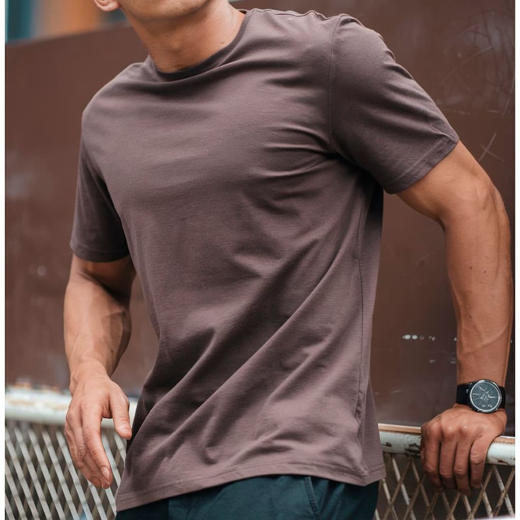 Camiseta Masculina Básica Preium 100% Algodão Manga Curta