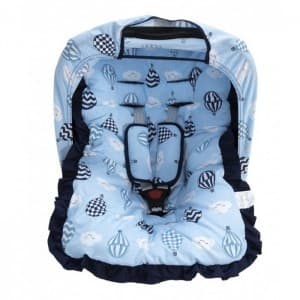 Kit Para Bebê Conforto 4 Peças Com Colchonete Macio 100% Algodão