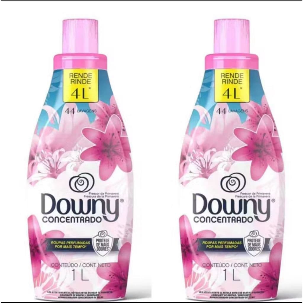 Kit com dois Amaciantes de 1litro Downay floral ou Brisa