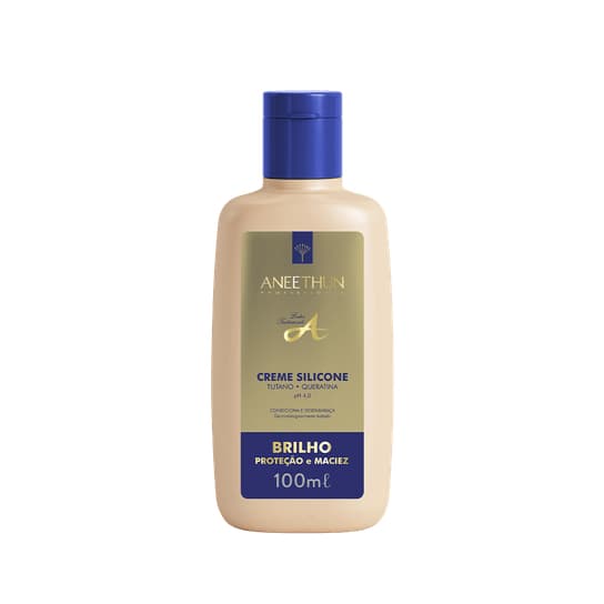 ANEETHUN CREME DE SILICONE  LINHA A100ml CREME DE BOLSA (DESEMBARAÇO E BRILHO)