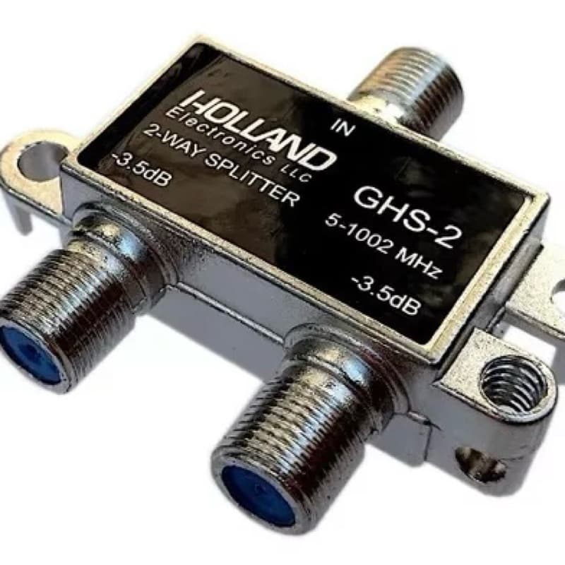 Divisor de Antena de 2 Saídas Holland Alta Qualidade