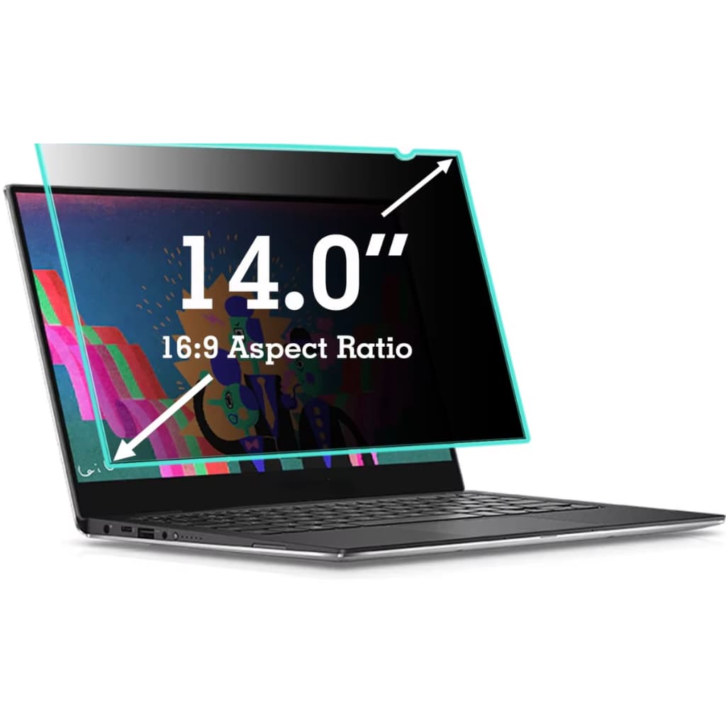 Película Filtro Privacidade Protetor de tela Para Notebook e Monitor De 13.3" 14" 19" 22" e 23"