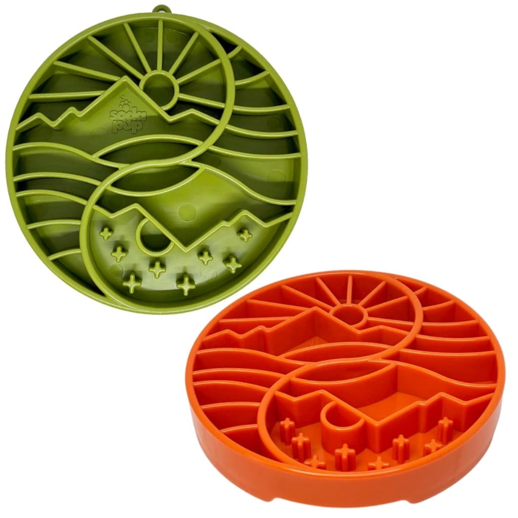 Comedouro Lento Yin Yang eTray Alimentador de Enriquecimento Para Caes e Gatos