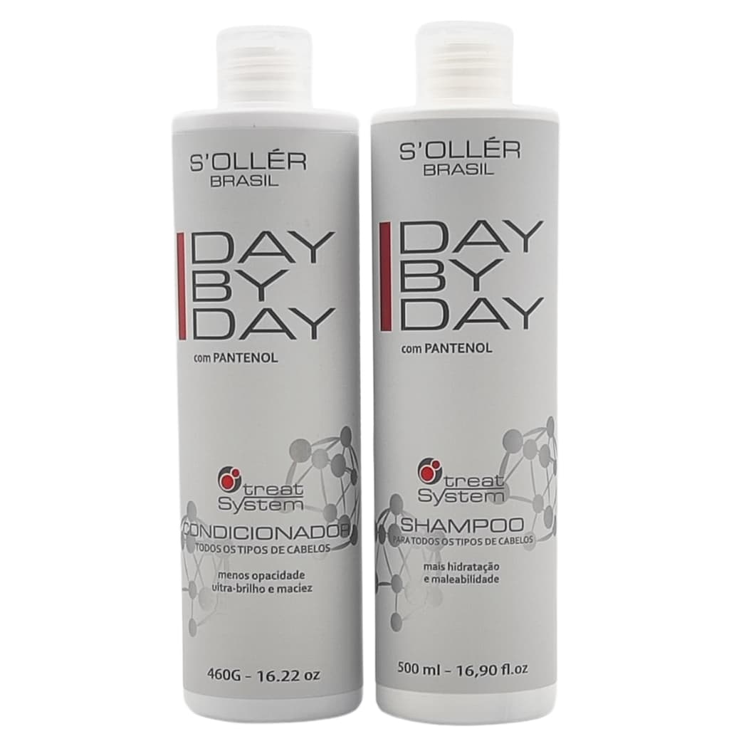 Shampoo E Condicionador Hidratação E Brilho Day By Day Soller